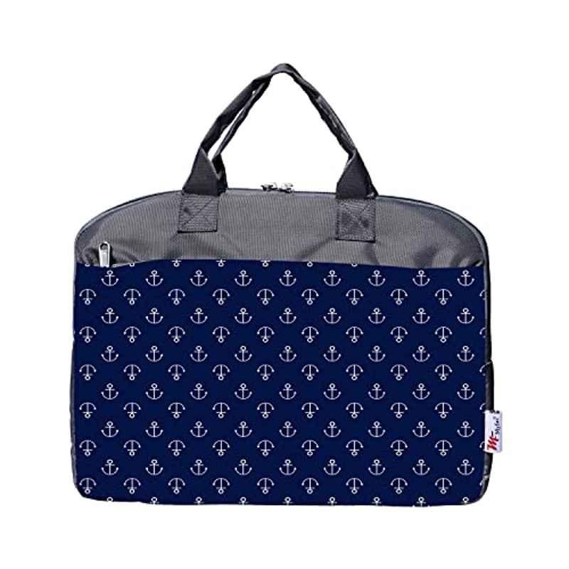 My Fav Blue Printed Office Laptop Bag, MFLS023