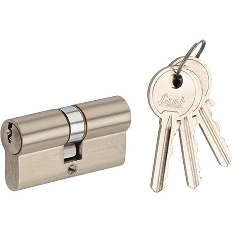 Link 25mm Stainless Steel Pin Cylinder Drawer & Cupboard Lock, 8003