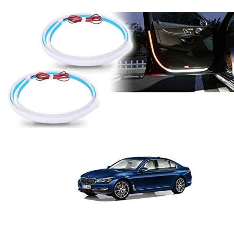Kozdiko 2 Pcs 120cm Car Door Opening Warning LED Strips Safety Light Set for BMW 7 Series
