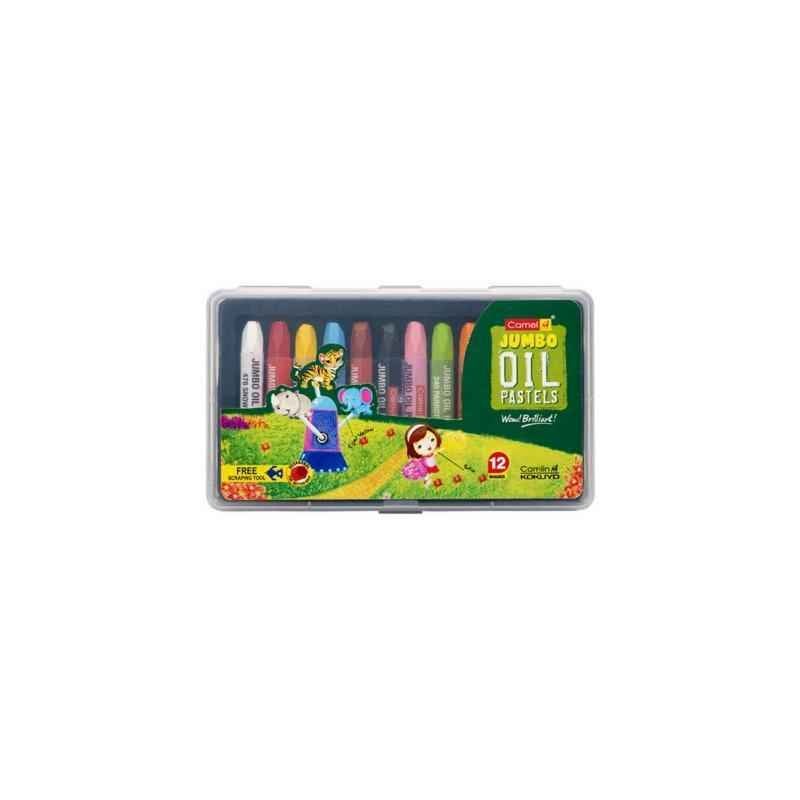 Camlin 12 Shade Jumbo Oil Pastel, 4335512