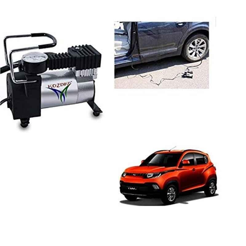Kozdiko 12V DC Heavy Duty Metal Tyre Inflator for Mahindra KUV 100, Tyre_Inflator_D130