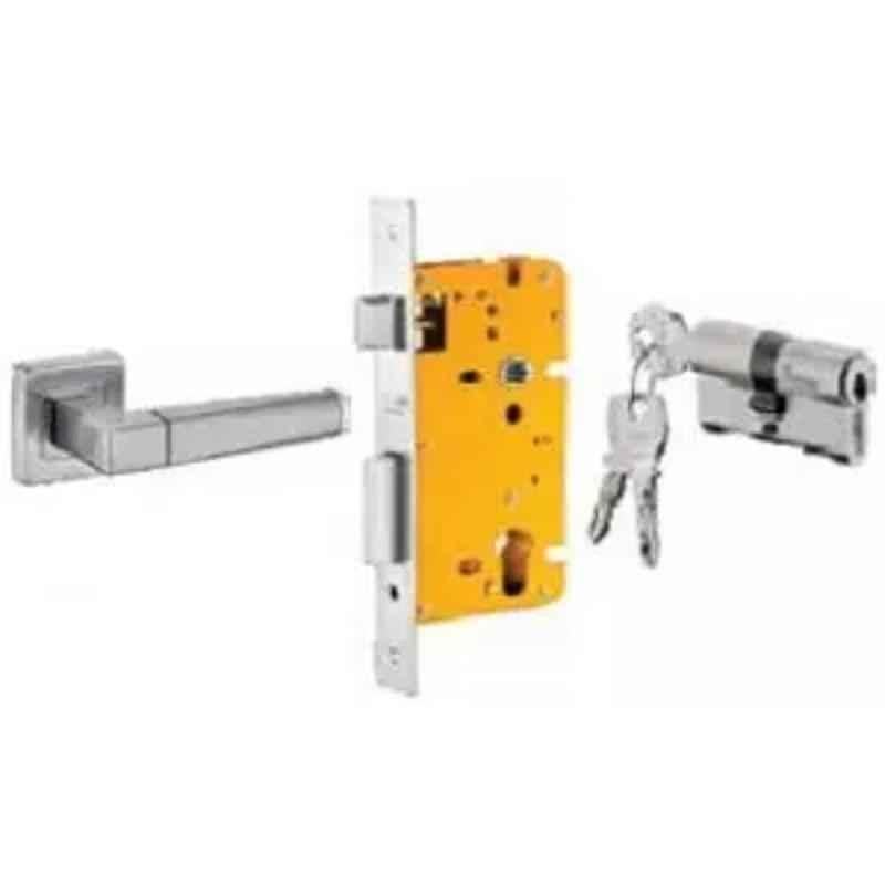 Dorset ML Series Cosmo 60mm Stainless Steel Patina Finish Door Handle Lock Set with Both Side Key Cylinder, ML CS OR (Pack of 4)