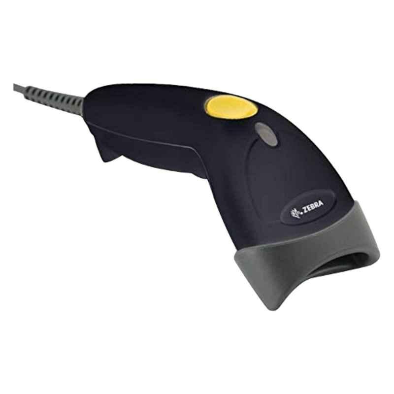 ZebraÂ LI1203 1D Handheld Barcode Scanner Wired USB Optical LaserÂ BlackÂ Imager Corded Reader, LS1203-7AZU0100ZY