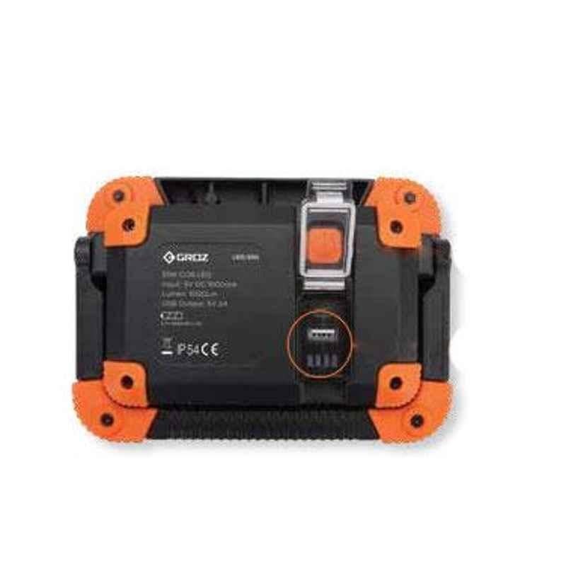 Groz 20W IP54 COB Rechargeable Worklight, LED/560