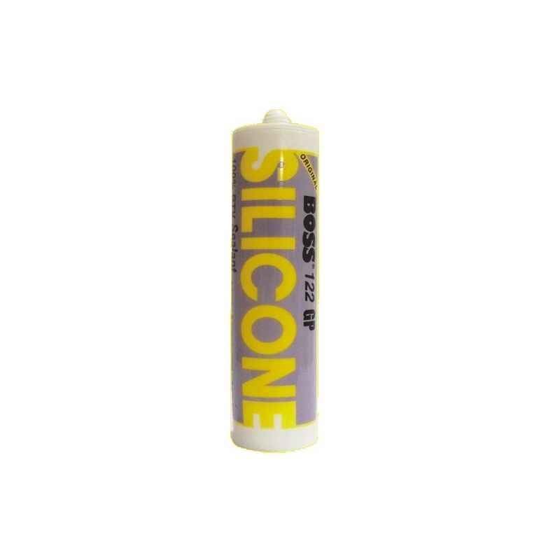 Boss 280ml General Purpose Clear Silicone Sealant, 122 GP