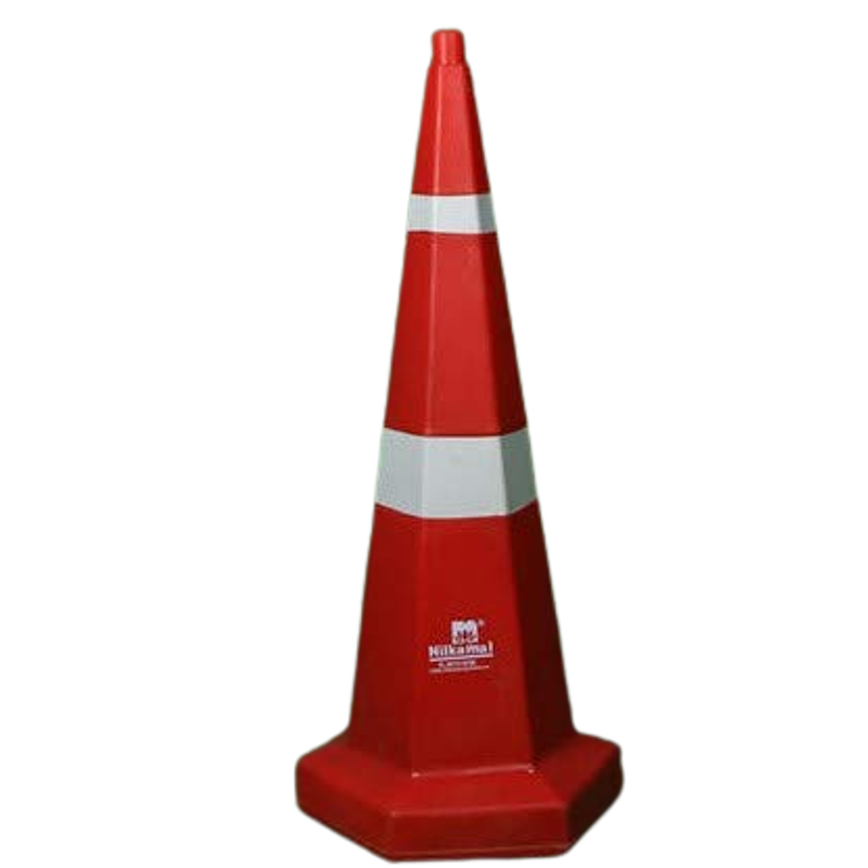 Nilkamal 750mm PVC Orange & White Safety Cone, PSS-13