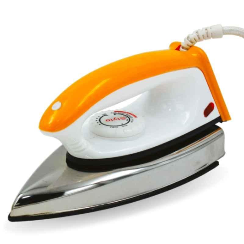 Nissan 750W Plastic White & Yellow Automatic Dry Iron, NS008-1 (Pack of 4)