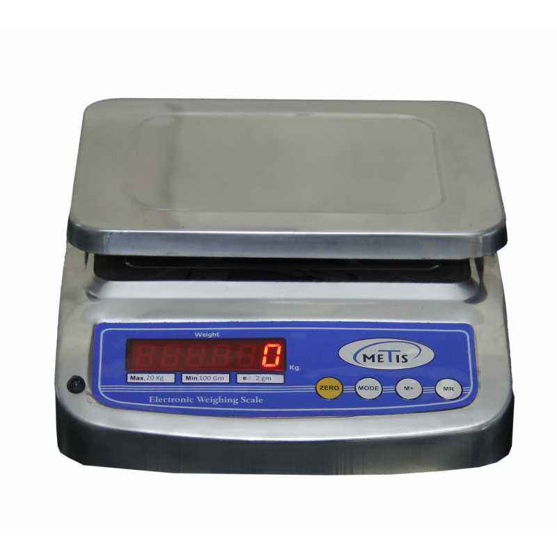 Metis 20kg and 1g Accuracy Stainless Steel Counter Weighing Machine