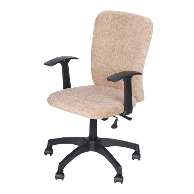 Heikin Fabric Cream xxlarge Back Ergonomic Office Chair for Work from Home & Study, HE-00082