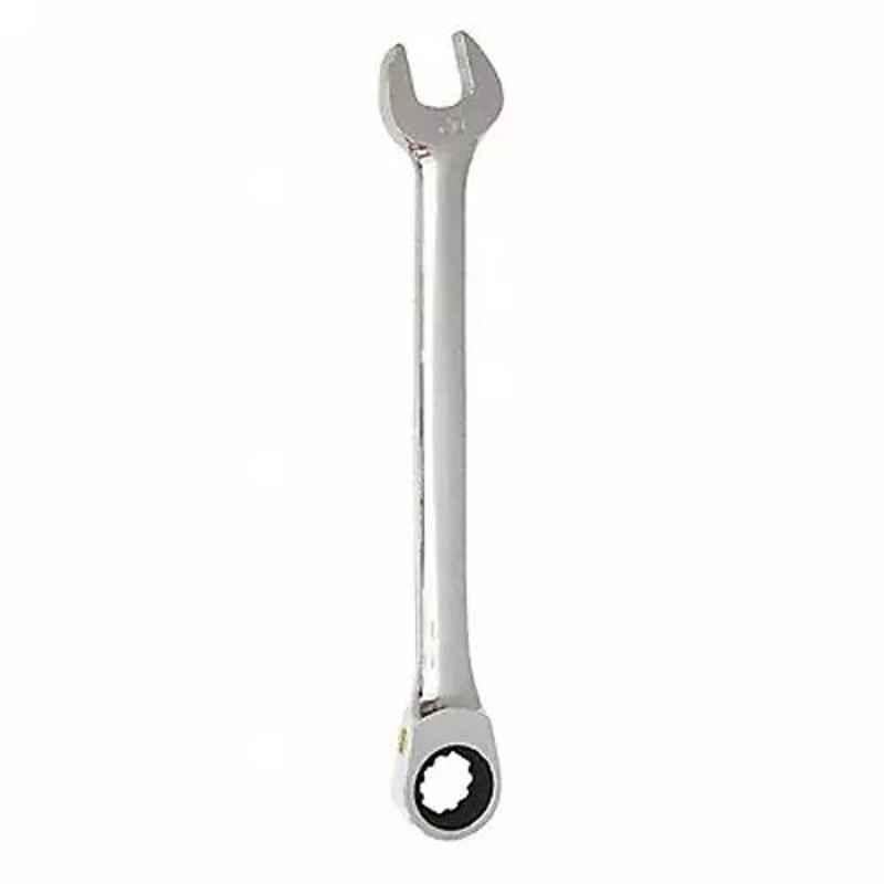 Westward 11-1/4 inch Alloy Steel Chrome Ratchet Wrench, 1LEC6