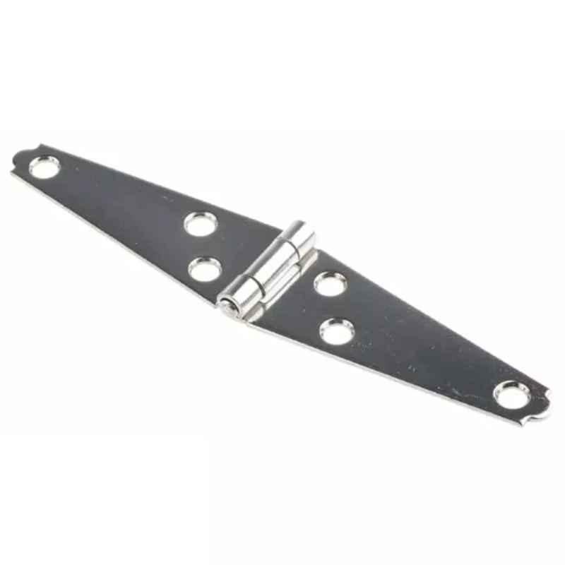 RS Pro 145x29x1.5mm Stainless Steel Strap Hinge, 4349618 (Pack of 2)