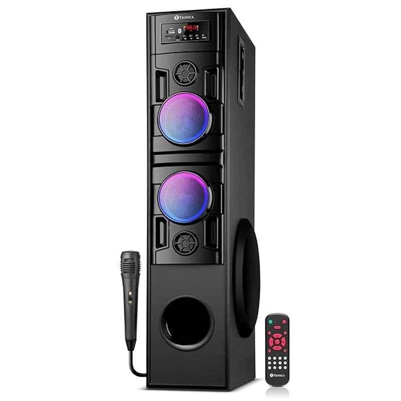 Tronica Banjo-III 55W Black Bluetooth Tower Speaker