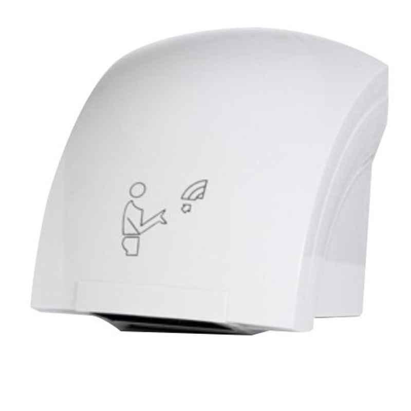 Drizzle Plastic White High Speed Automatic Hand Dryer for Household, Hotel & Bathroom, AAUTOHANDDRYBG