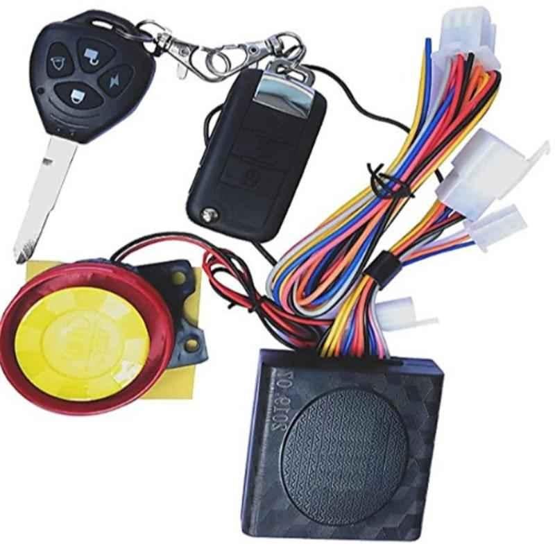 Love4ride Anti-Theft Security Alarm System with Stylish Remote for All Bikes