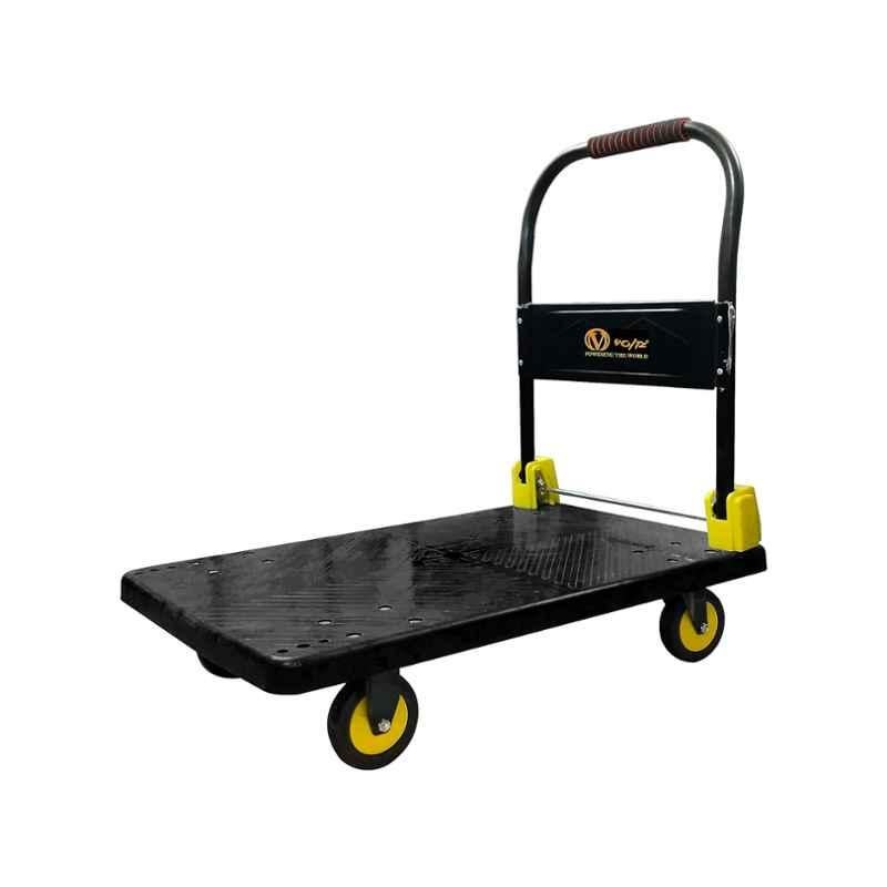 Voltz 200kg Plastic Truck Moving Platform Hand Trolley with 360 deg Swivel Wheels for Easy Storage, VZ-VHT-200