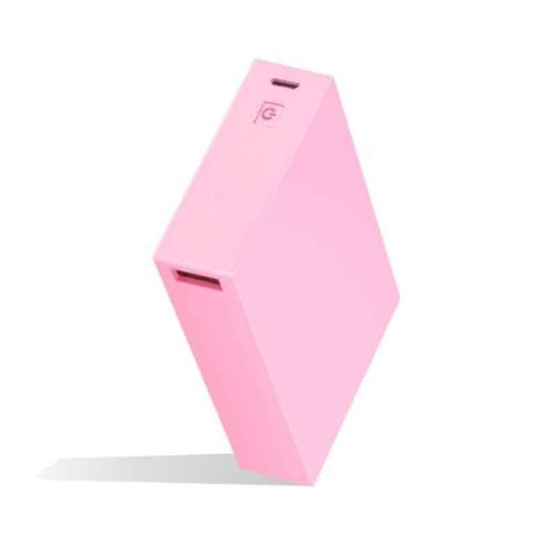 Portronics Power Box 5K 5000mAh Pink Polymer Power Bank, POR-805