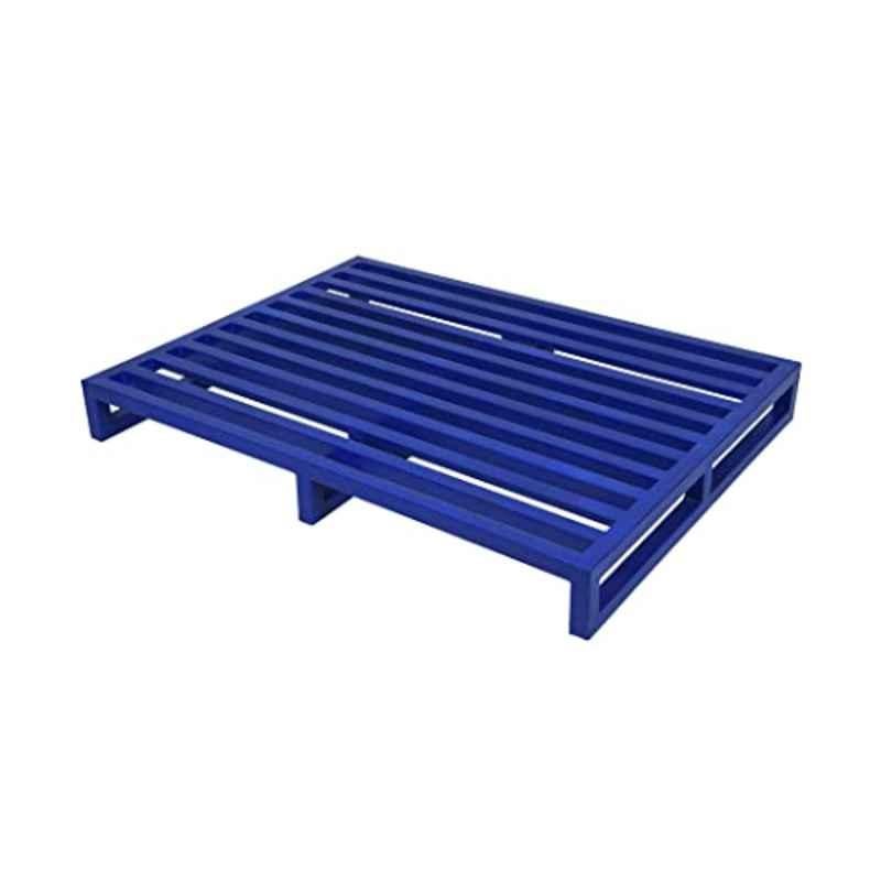 SEL 1MT Mild Steel Blue Tubular Pallet, 13010015 (Pack of 2)
