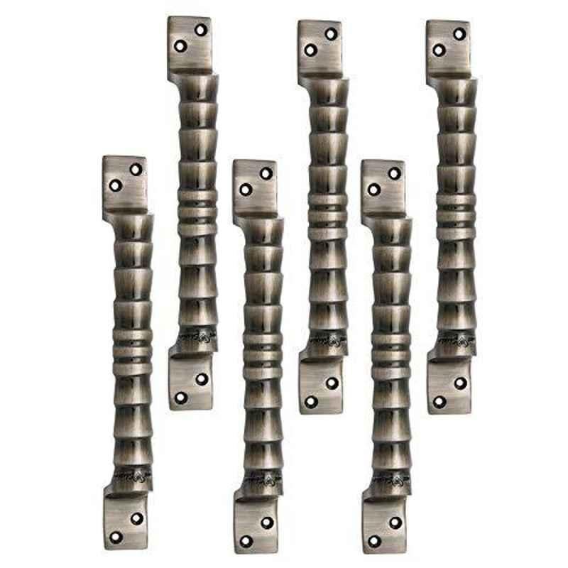 Smart Shophar 6 inch Aluminium Antique Jaguar Cabinet Handle, SHA30CH-JAGU-AN06-P6 (Pack of 6)
