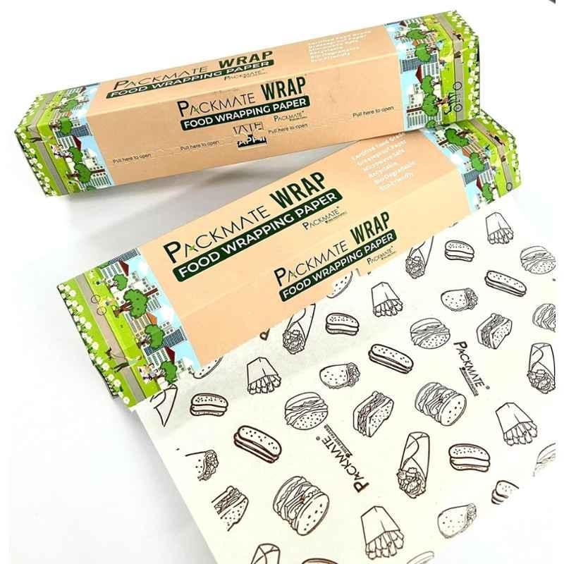 PackMate 20m Grease Resistant Food Wrapping Paper (Pack of 2)
