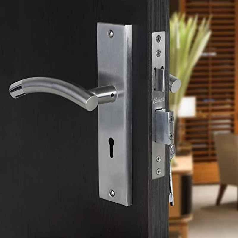Saze 8 inch Stainless Steel 304 Antique Finish KY Plate Mortise Door Lock Handle Set, MG-1101