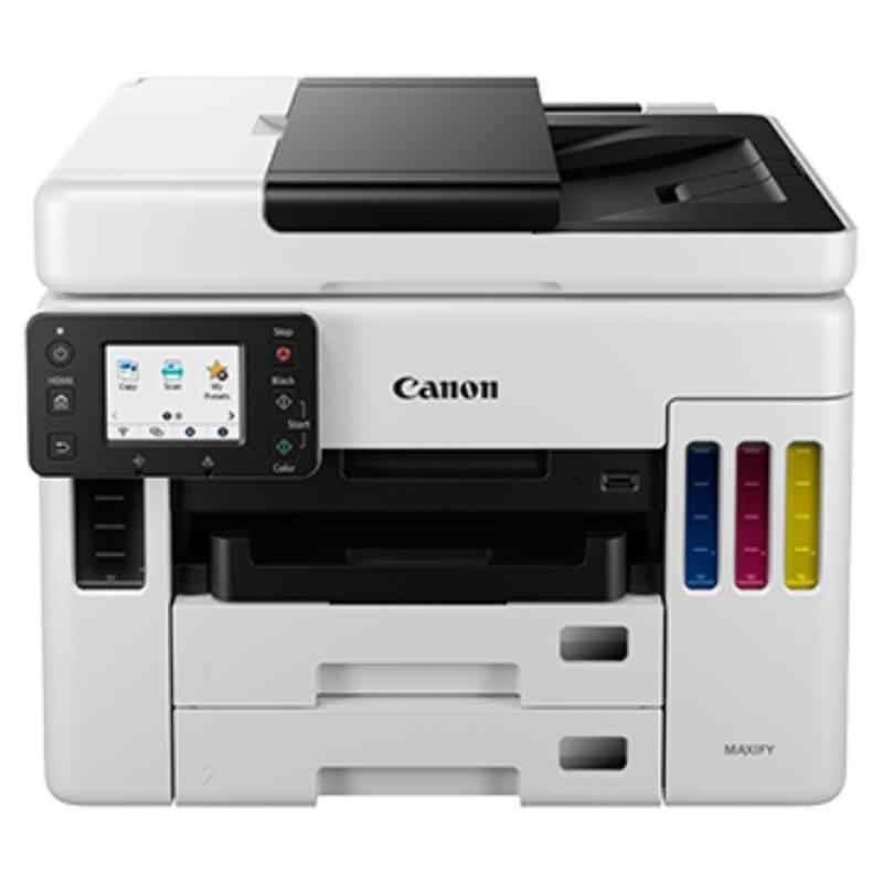 Canon MAXIFY GX7070 A4 Wi-Fi All-In-One Colour Ink Tank Photo Copier Machine Printer with ADF, Duplex & Fax, 4471C012AA