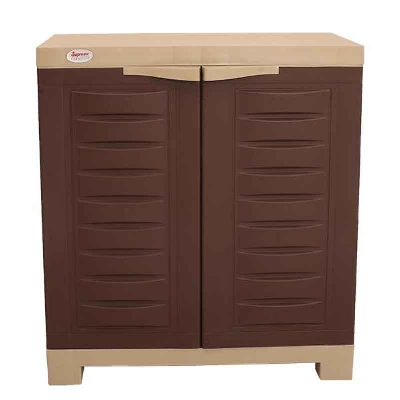 Supreme Fusion 1 Globus Brown & Dark Beige Small Size Cupboard