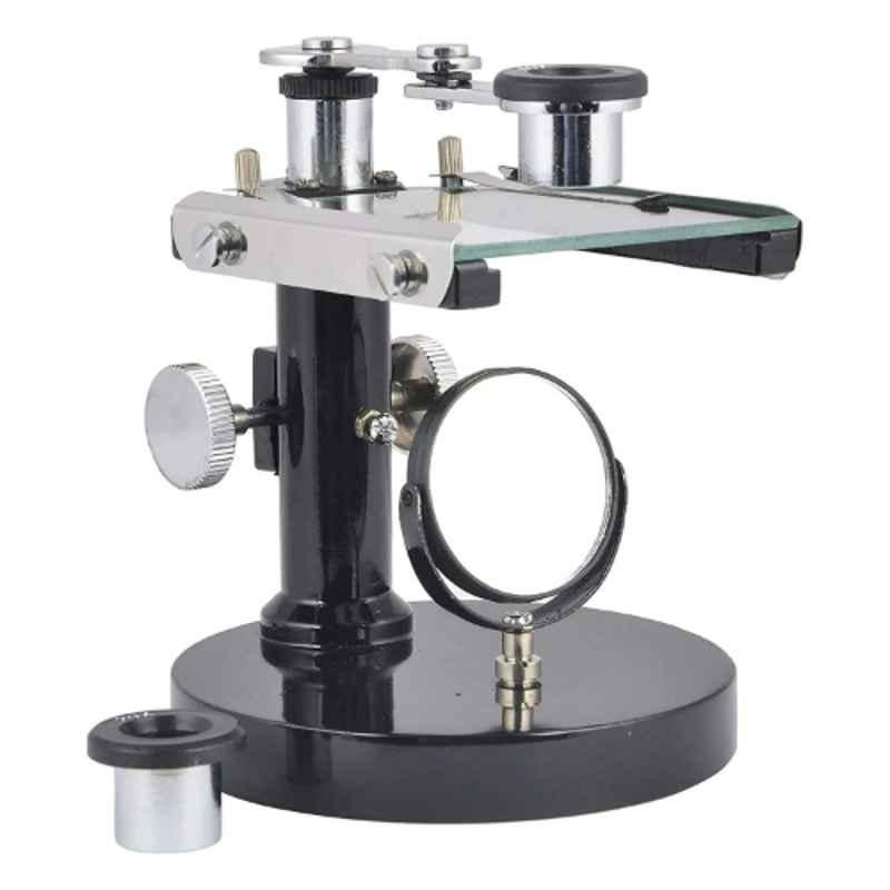 NESCO Iron Dissecting Compound Microscope with Brass Fitting Round Base & Matt Black 2 Eye Piece, NSI-DM