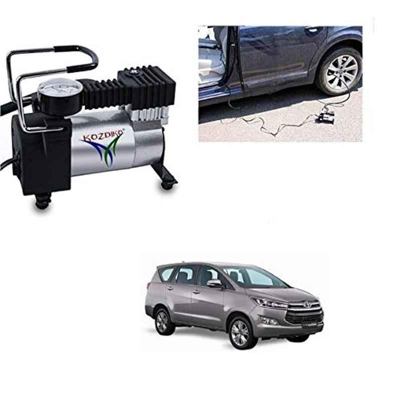 Kozdiko 12V DC Heavy Duty Metal Tyre Inflator for Toyota Innova Crysta, Tyre_Inflator_D24