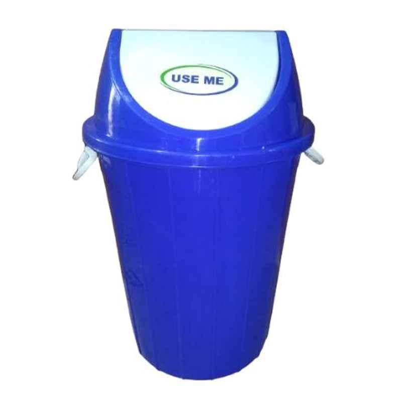 Delta Solutions 60L Blue Plastic Swing Dustbin