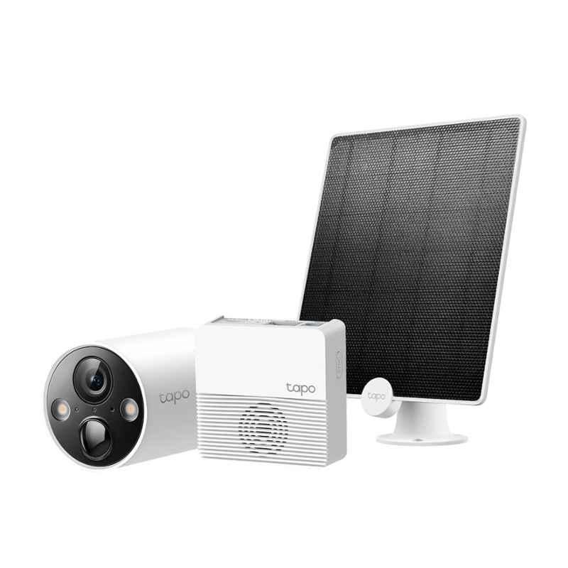 TP-Link Tapo C420S1 4MP Outdoor Smart WiFi Battery    Camera System Tapo A200 4.5W Non-Stop Solar Panel for Recharging Camera