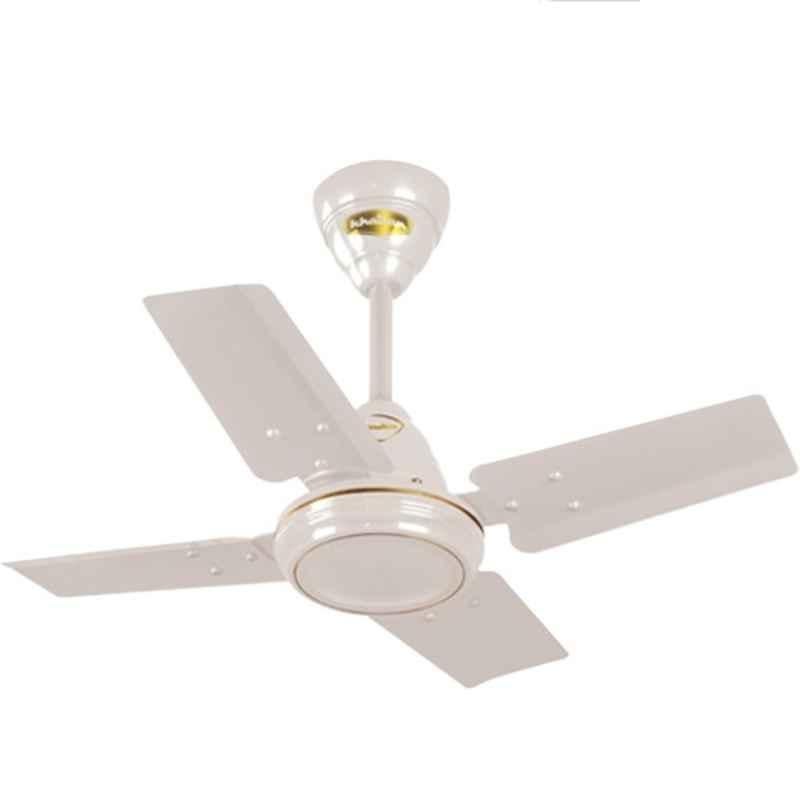 Khaitan Bullet 74W Pearl White Ceiling Fan, Sweep: 600 mm (Pack of 2)