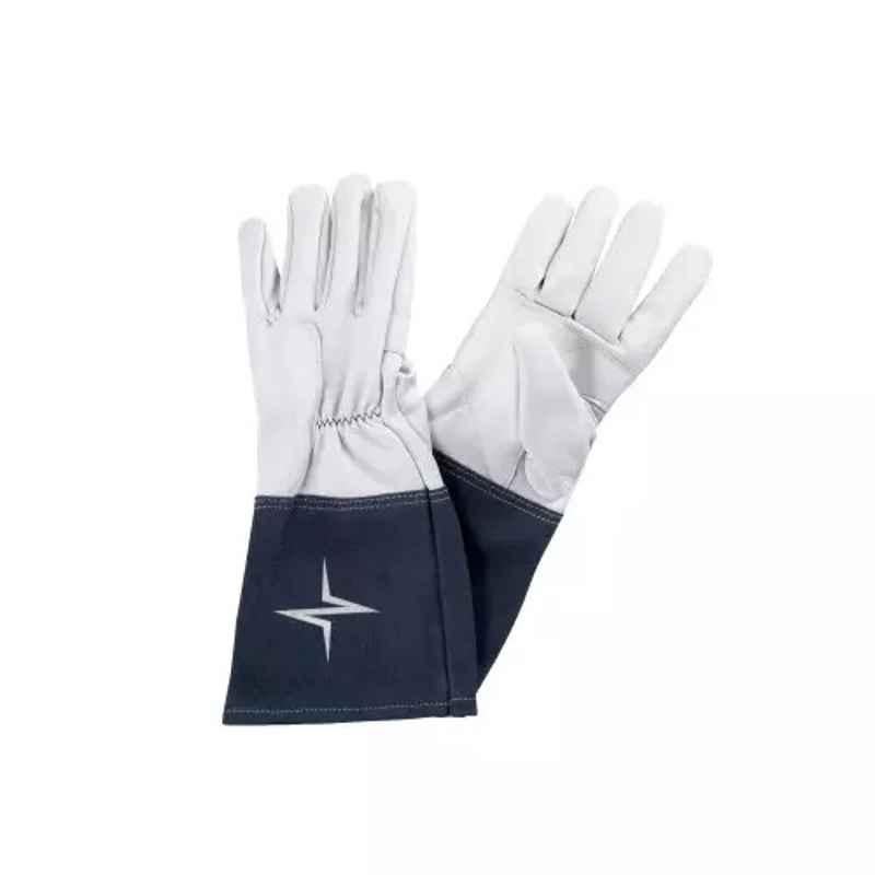 Bohler White TIG Welding Hand Gloves, Size: L/10