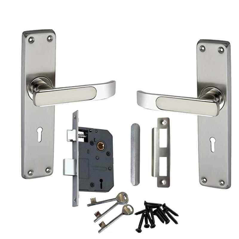 Atom Jupiter Stain Finish Double Stage Mortise Lock Set with 3 Keys