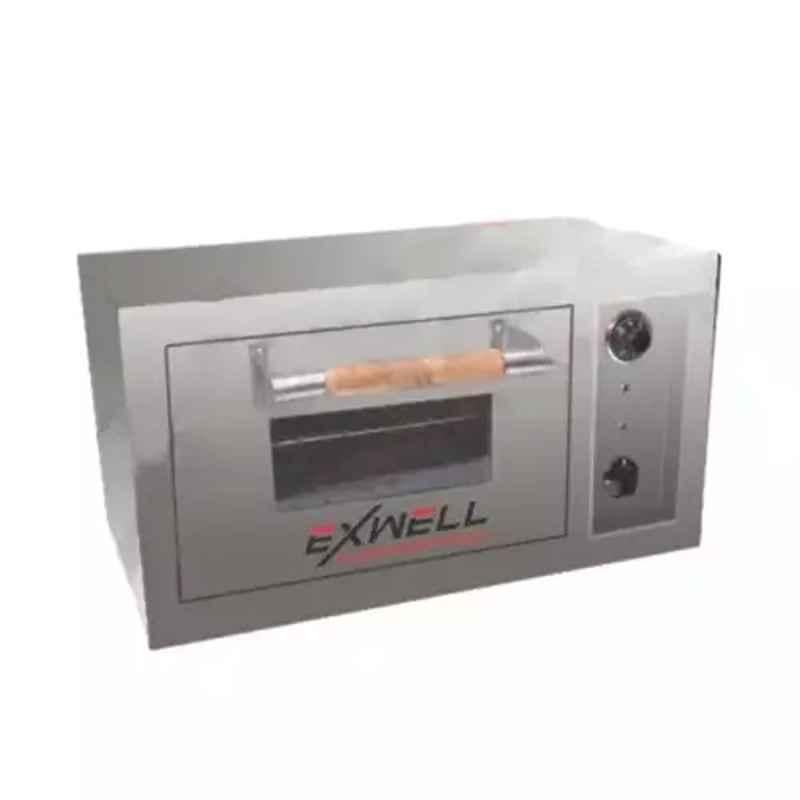 Exwell 12x18 inch 6 Pizza Stainless Steel Semi Automatic Electric Pizza Oven