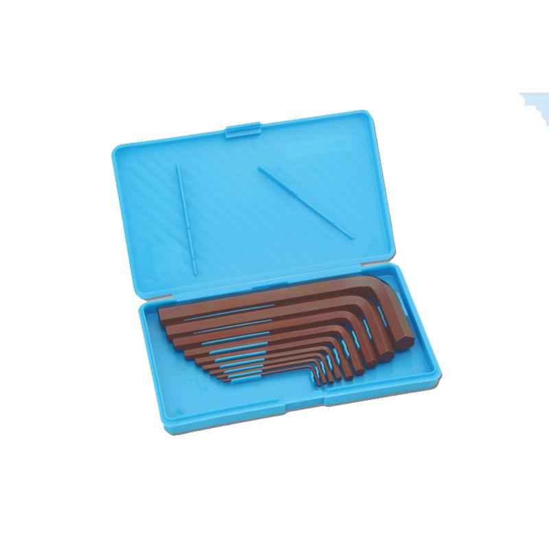 Taparia 9 Pieces Brown Finish Allen Keys Set in Box Packing, AKM-9 (Pack of 5)