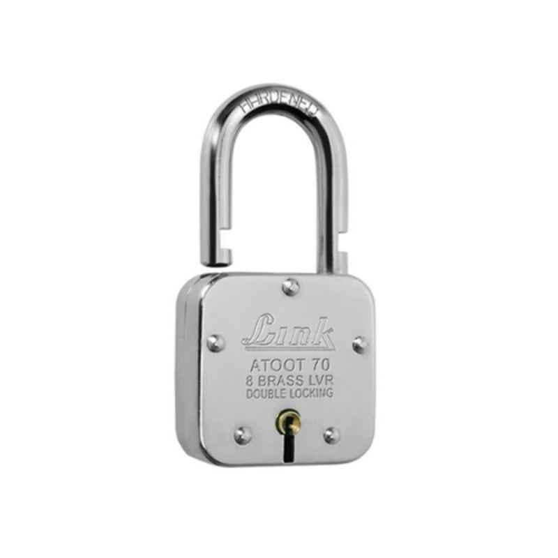 Smart Shophar 70mm Brass & Steel Link Attot Padlock, 65207-BLPL-70 (Pack of 5)