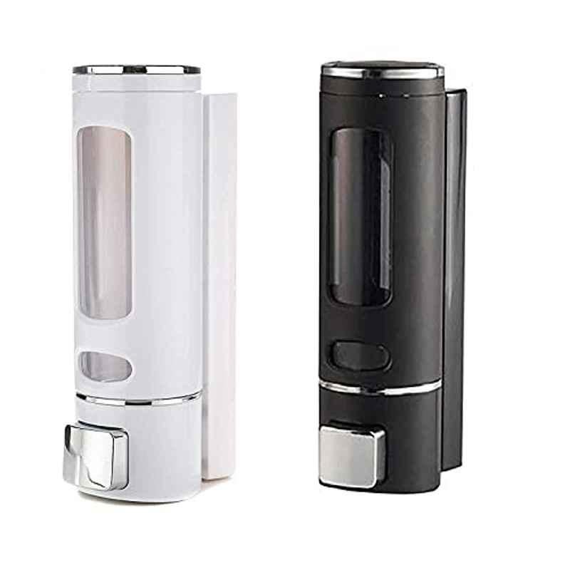 Logger 400ml ABS Push Type Liquid Sanitizer Dispenser (Pack of 2)
