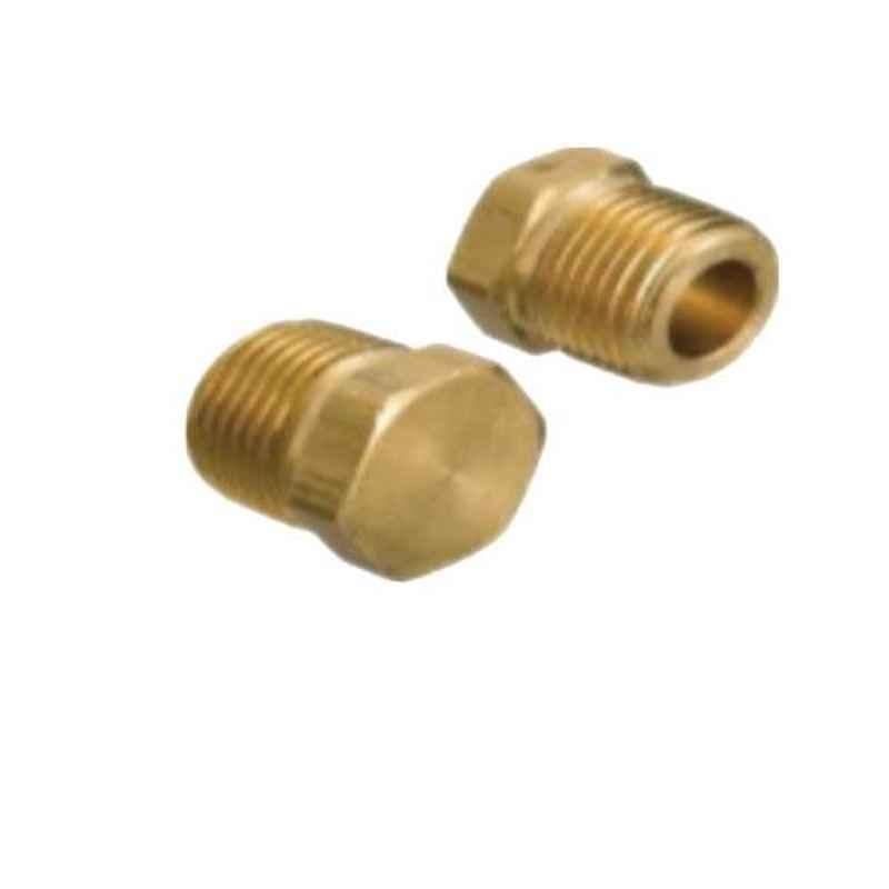 SFI 1/4 inch Brass Hex Plug for Pneumatic Pipe Fitting