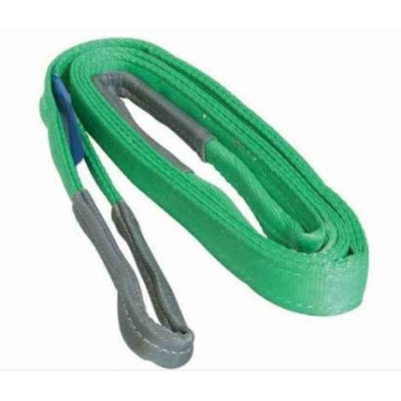 Voltz WS-2 2 Ton 6m Green Strong Polyester Lifting Flat Webbing Sling