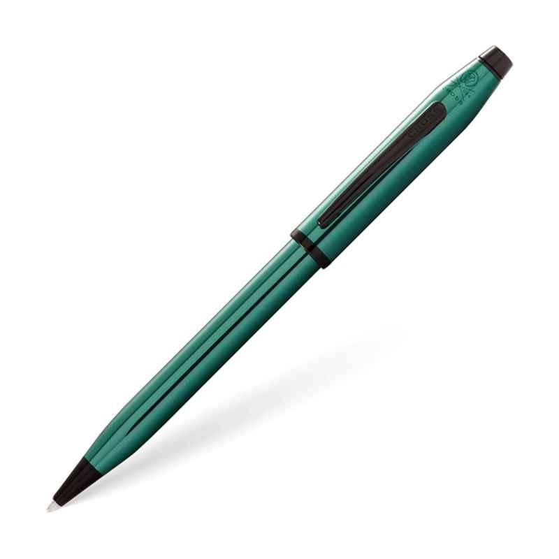 Cross Century II Black Ink Translucent Green Lacquer Finish Ballpoint Pen, AT0082WG-139