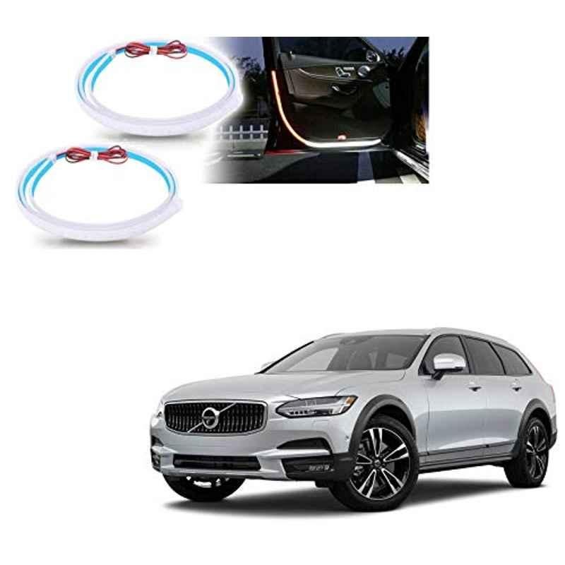 Kozdiko 2 Pcs 120cm Car Door Opening Warning LED Strips Safety Light Set for Volvo V90