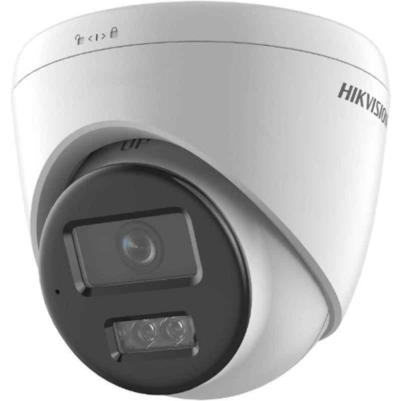 Hikvision 6MP 2.8mm Smart Hybrid Light Fixed Turret Network Dome Camera, DS-2CD1363G2-LIU, NVR Enabled