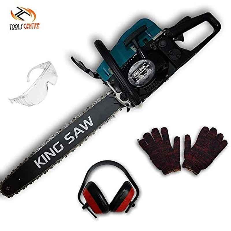 Krost Gasoline Powered 58Cc, 2 Stroke Chainsaw With Accesories