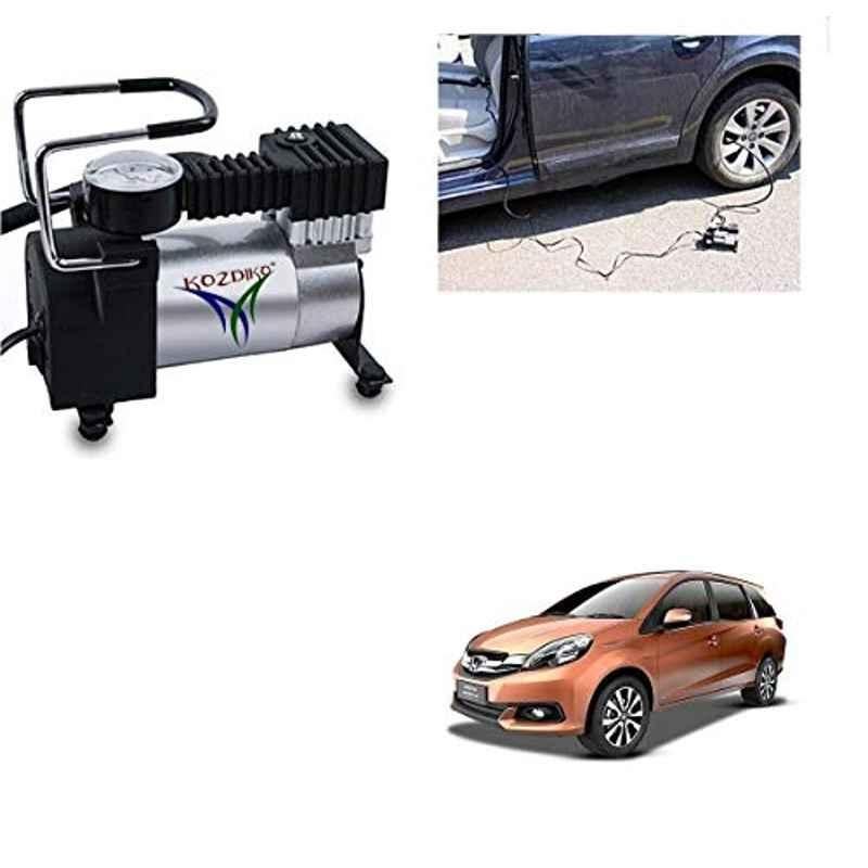 Kozdiko 12V DC Heavy Duty Metal Tyre Inflator for Honda Mobilio, Tyre_Inflator_D157