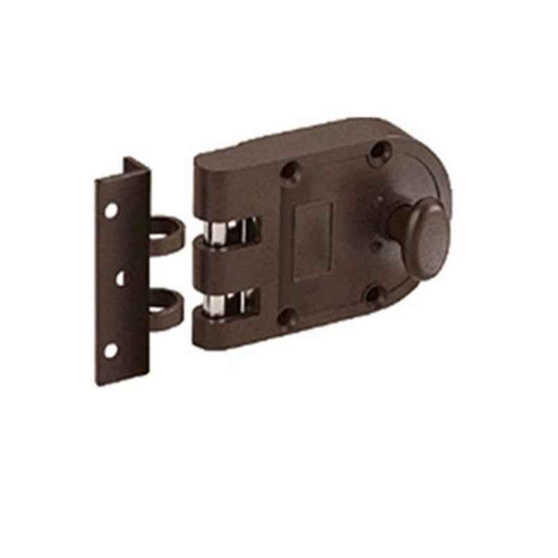 Smart Shophar 3.5 inch Brass & Steel Jassi Verte Ultra Bolts Lock with 3 Keys, 54458-BSVBL-UK-5 (Pack of 2)