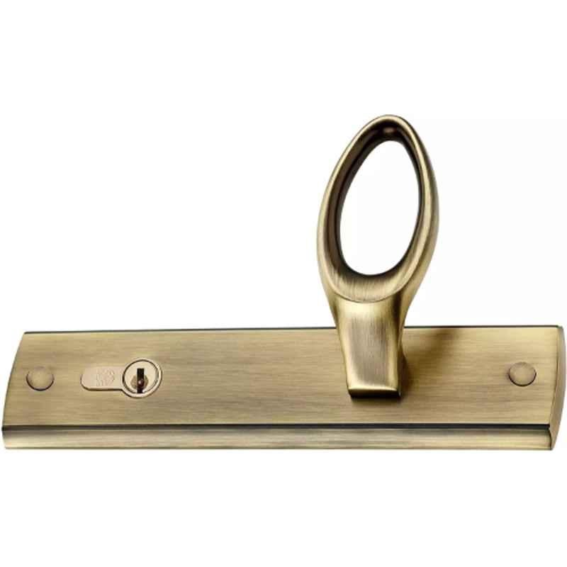 Bonus 65mm 10 inch Brass Matt Antique Finish Comfy Mortice Lock Set