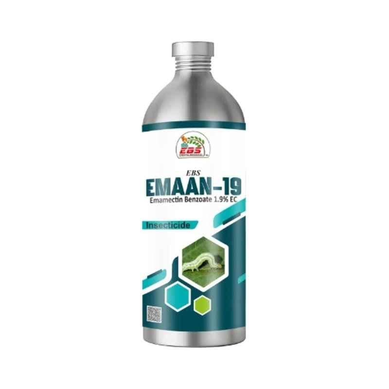 EBS Emaan-19 1 Litre Emamectin Benzoate 1.9% EC Insecticide for Control Insect Pests in Agricultural, Horticultural & Forestry Setting (Pack of 2)
