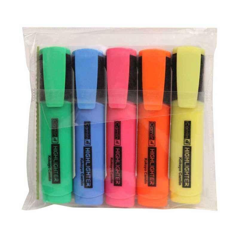 Camlin Office Highlighter, 7287001 (Pack of 10)