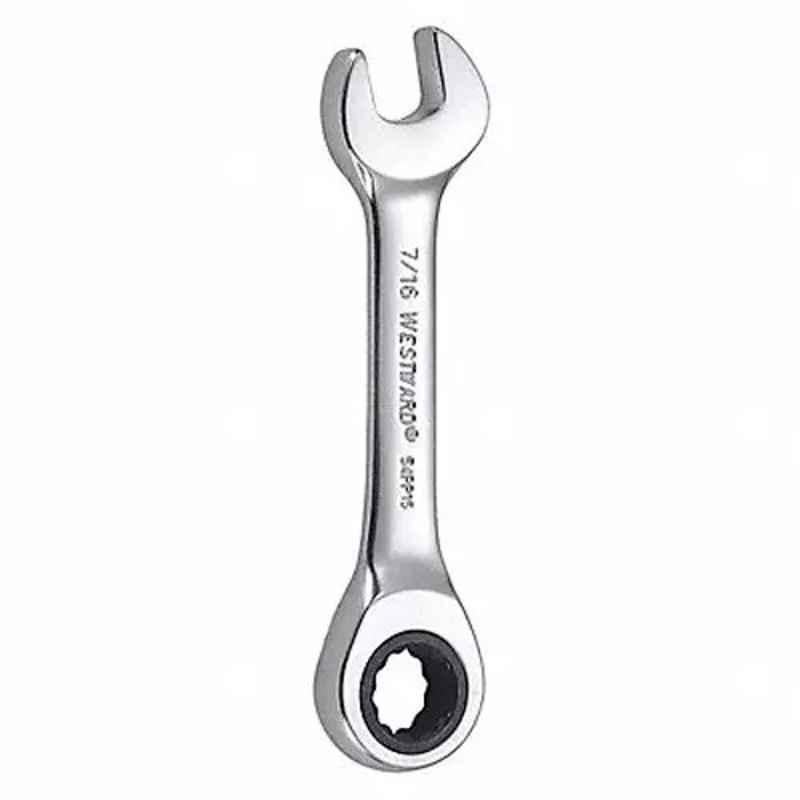 Westward 4 inch Alloy Steel Chrome Ratchet Wrench, 54PP15