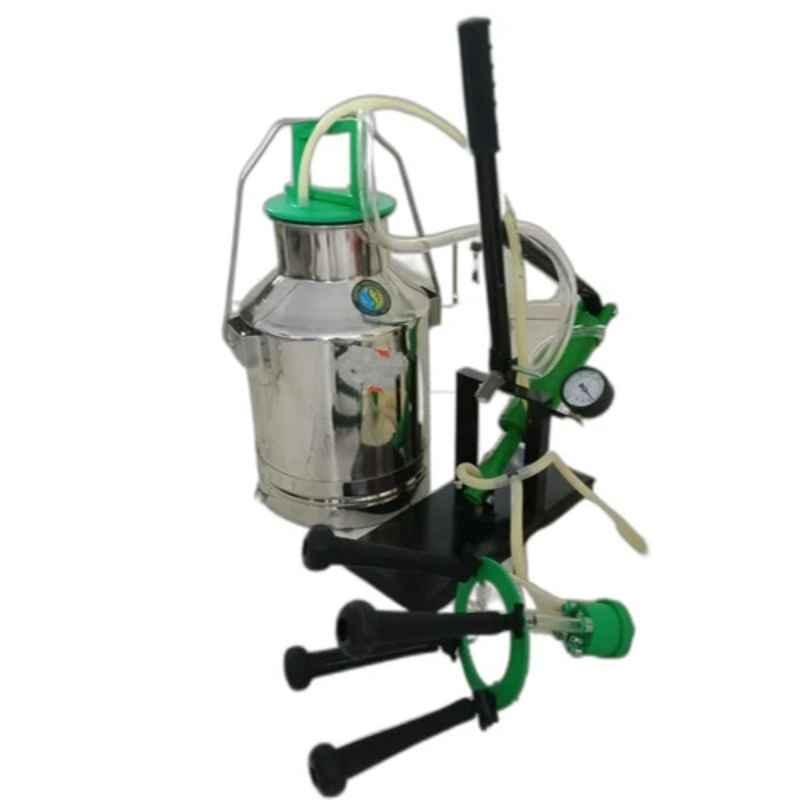 15L Stainless Steel Hand Operated Milking Machine, VAPL-3M